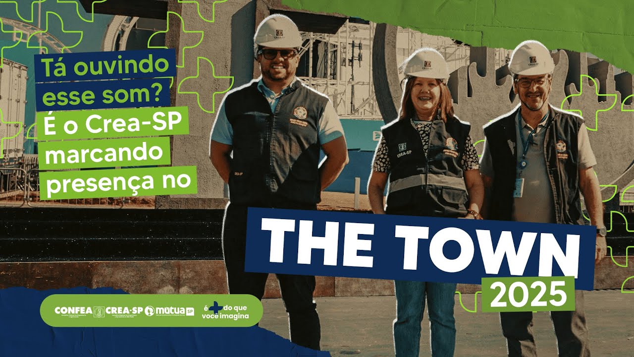 Fiscalização no The Town 2025 para o Crea-SP
